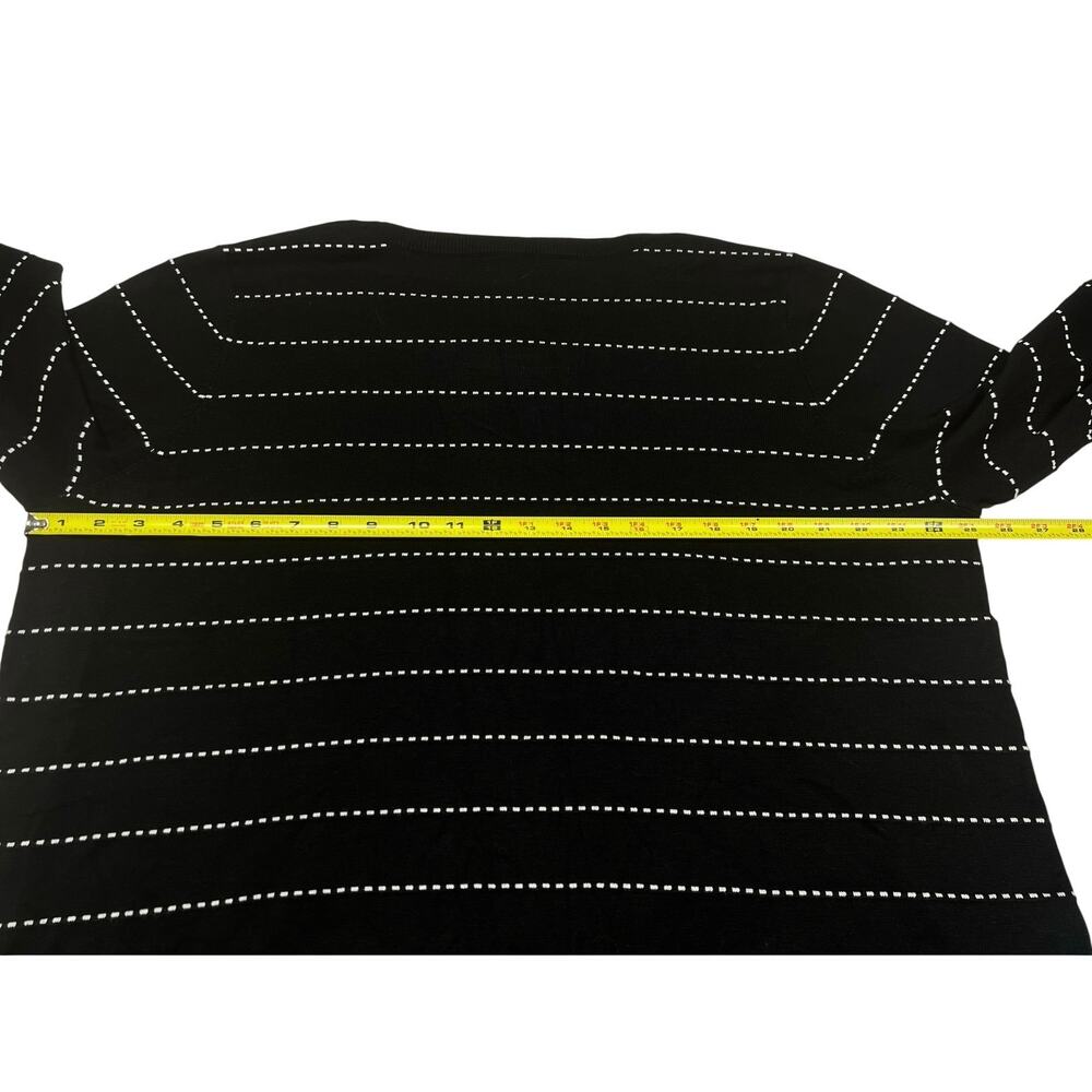 Lety & Me Black Side Detail Sweater 2X NWT | Oversized Knit Minimalist Cozycore - Picture 6 of 8
